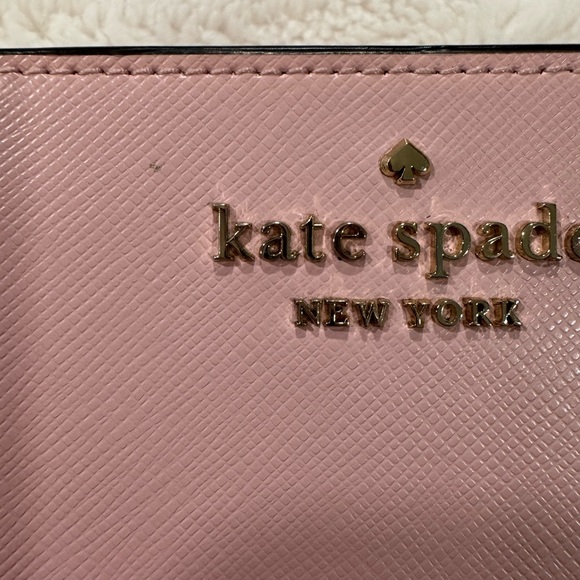 Kate Spade Pink Wallet medium wallet gently used ♠️ - Picture 2 of 6